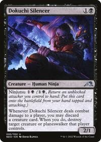 Dokuchi Silencer - Kamigawa: Neon Dynasty - Magic: The Gathering card