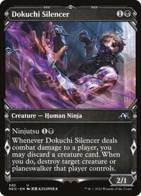Dokuchi Silencer (Showcase) - Kamigawa: Neon Dynasty - Magic: The Gathering card