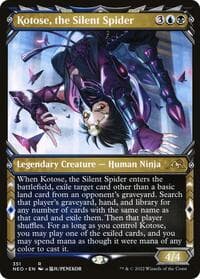 Kotose, the Silent Spider (Showcase) - Kamigawa: Neon Dynasty - Magic: The Gathering card