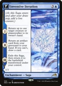 Inventive Iteration (Showcase) - Kamigawa: Neon Dynasty - Magic: The Gathering card