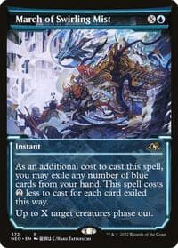 March of Swirling Mist (Showcase) - Kamigawa: Neon Dynasty - Magic: The Gathering card