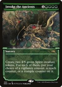 Invoke the Ancients (Showcase) - Kamigawa: Neon Dynasty - Magic: The Gathering card