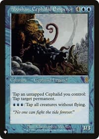 Aboshan, Cephalid Emperor - The List Reprints - Magic: The Gathering card