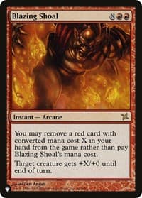Blazing Shoal - The List Reprints - Magic: The Gathering card