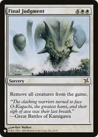 Final Judgment - The List Reprints - Magic: The Gathering card
