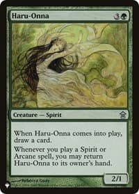 Haru-Onna - The List Reprints - Magic: The Gathering card