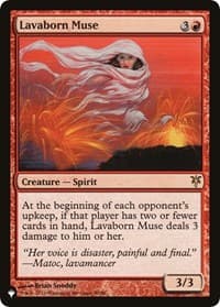 Lavaborn Muse - The List Reprints - Magic: The Gathering card