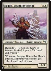 Nagao, Bound by Honor - The List Reprints - Magic: The Gathering card