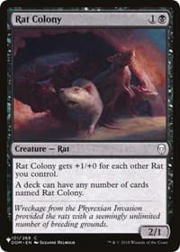 Rat Colony - The List Reprints - Magic: The Gathering card