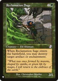 Reclamation Sage - The List Reprints - Magic: The Gathering card
