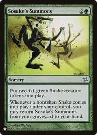 Sosuke's Summons - The List Reprints - Magic: The Gathering card