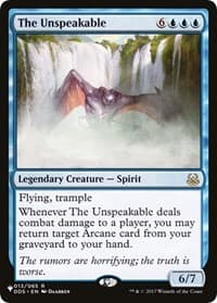 The Unspeakable - The List Reprints - Magic: The Gathering card