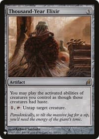 Thousand-Year Elixir - The List Reprints - Magic: The Gathering card