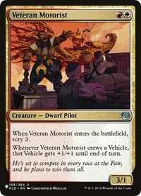 Veteran Motorist - The List Reprints - Magic: The Gathering card