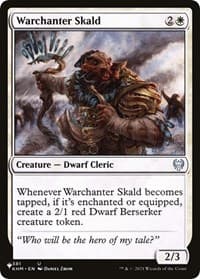 Warchanter Skald - The List Reprints - Magic: The Gathering card