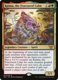 Kaima, the Fractured Calm - Commander: Kamigawa: Neon Dynasty - Magic: The Gathering card