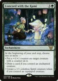 Concord with the Kami - Commander: Kamigawa: Neon Dynasty - Magic: The Gathering card