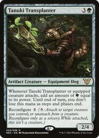 Tanuki Transplanter - Commander: Kamigawa: Neon Dynasty - Magic: The Gathering card
