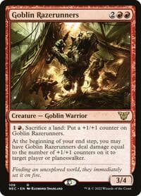 Goblin Razerunners - Commander: Kamigawa: Neon Dynasty - Magic: The Gathering card