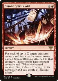 Smoke Spirits' Aid - Commander: Kamigawa: Neon Dynasty - Magic: The Gathering card
