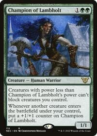 Champion of Lambholt - Commander: Kamigawa: Neon Dynasty - Magic: The Gathering card
