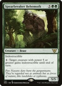 Spearbreaker Behemoth - Commander: Kamigawa: Neon Dynasty - Magic: The Gathering card