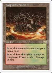 Karplusan Forest - Classic Sixth Edition - Magic: The Gathering card