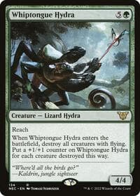 Whiptongue Hydra - Commander: Kamigawa: Neon Dynasty - Magic: The Gathering card