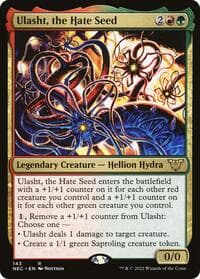 Ulasht, the Hate Seed - Commander: Kamigawa: Neon Dynasty - Magic: The Gathering card
