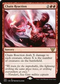 Chain Reaction - Commander: Kamigawa: Neon Dynasty - Magic: The Gathering card