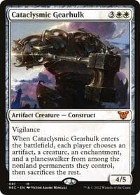Cataclysmic Gearhulk - Commander: Kamigawa: Neon Dynasty - Magic: The Gathering card