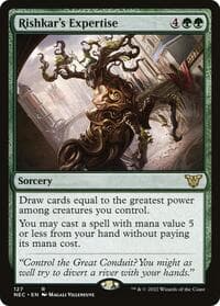 Rishkar's Expertise - Commander: Kamigawa: Neon Dynasty - Magic: The Gathering card