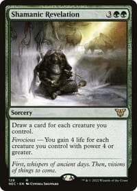 Shamanic Revelation - Commander: Kamigawa: Neon Dynasty - Magic: The Gathering card