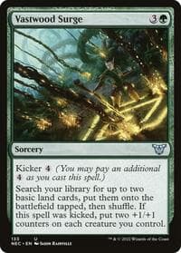 Vastwood Surge - Commander: Kamigawa: Neon Dynasty - Magic: The Gathering card