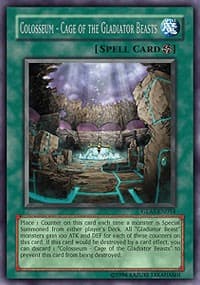 Colosseum - Cage of the Gladiator Beasts - Gladiator's Assault - YuGiOh card