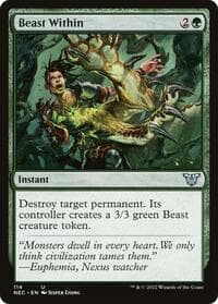 Beast Within - Commander: Kamigawa: Neon Dynasty - Magic: The Gathering card