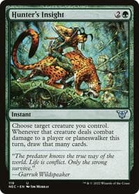 Hunter's Insight - Commander: Kamigawa: Neon Dynasty - Magic: The Gathering card