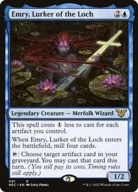Emry, Lurker of the Loch - Commander: Kamigawa: Neon Dynasty - Magic: The Gathering card