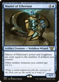 Master of Etherium - Commander: Kamigawa: Neon Dynasty - Magic: The Gathering card