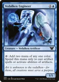 Vedalken Engineer - Commander: Kamigawa: Neon Dynasty - Magic: The Gathering card
