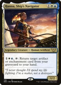 Hanna, Ship's Navigator - Commander: Kamigawa: Neon Dynasty - Magic: The Gathering card