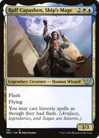 Raff Capashen, Ship's Mage - Commander: Kamigawa: Neon Dynasty - Magic: The Gathering card
