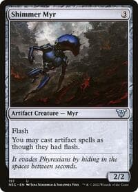 Shimmer Myr - Commander: Kamigawa: Neon Dynasty - Magic: The Gathering card