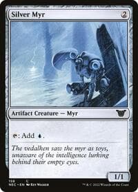 Silver Myr - Commander: Kamigawa: Neon Dynasty - Magic: The Gathering card
