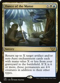 Dance of the Manse - Commander: Kamigawa: Neon Dynasty - Magic: The Gathering card
