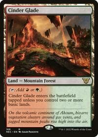 Cinder Glade - Commander: Kamigawa: Neon Dynasty - Magic: The Gathering card