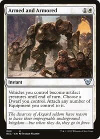 Armed and Armored - Commander: Kamigawa: Neon Dynasty - Magic: The Gathering card
