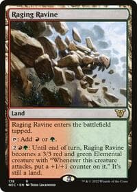 Raging Ravine - Commander: Kamigawa: Neon Dynasty - Magic: The Gathering card
