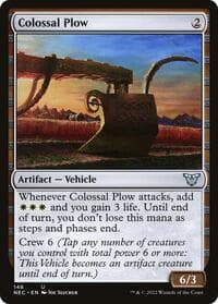 Colossal Plow - Commander: Kamigawa: Neon Dynasty - Magic: The Gathering card