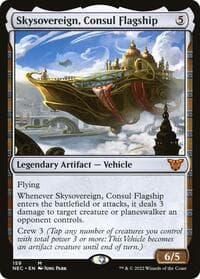 Skysovereign, Consul Flagship - Commander: Kamigawa: Neon Dynasty - Magic: The Gathering card